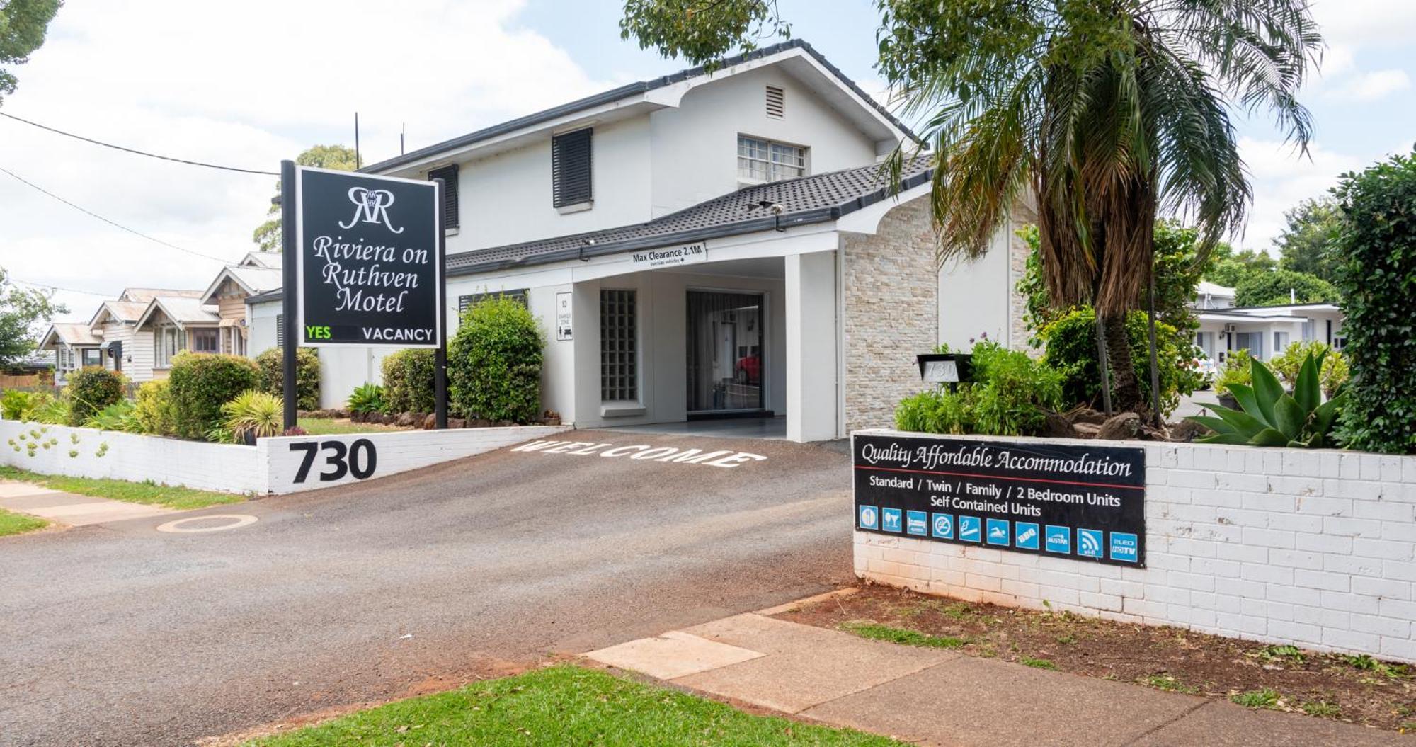 Motel Riviera On Ruthven Toowoomba Zewnętrze zdjęcie